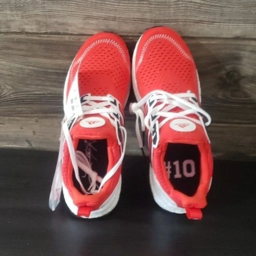 New Adidas Ultraboost Unisex Sneakers Red Running Lightweight Gym Workout‎ Shoes